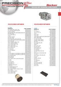Dust Separator, Becker, VXLF, Part# 90954001000