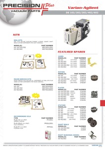Valve, Buna, Galileo, Varian - Agilent, D Series, DS Series, D05, DS102, D08, D12, DS42, DS202, DS302, D18, D28, DS402, DS602, Part# 380017.